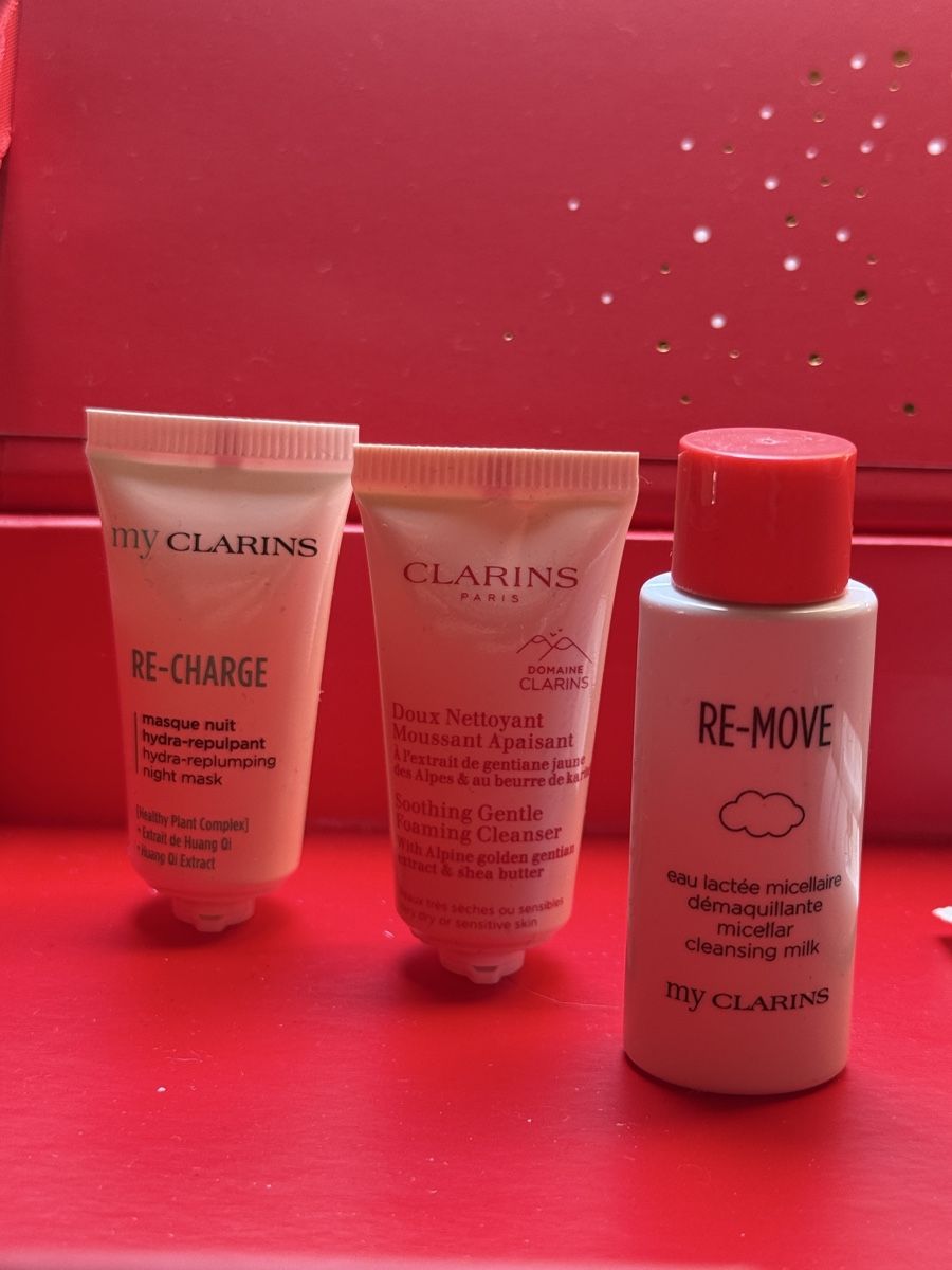 Clarins Cura del viso: Clarins Kosmetik Set Neu & Unbenutzt – Nuovo e nell'imballaggio originale da Buchrain venduto da pau_5m5c 4