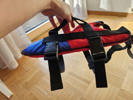 Hunde Schwimmweste Rettungsweste für kleine Hunde rot blau 