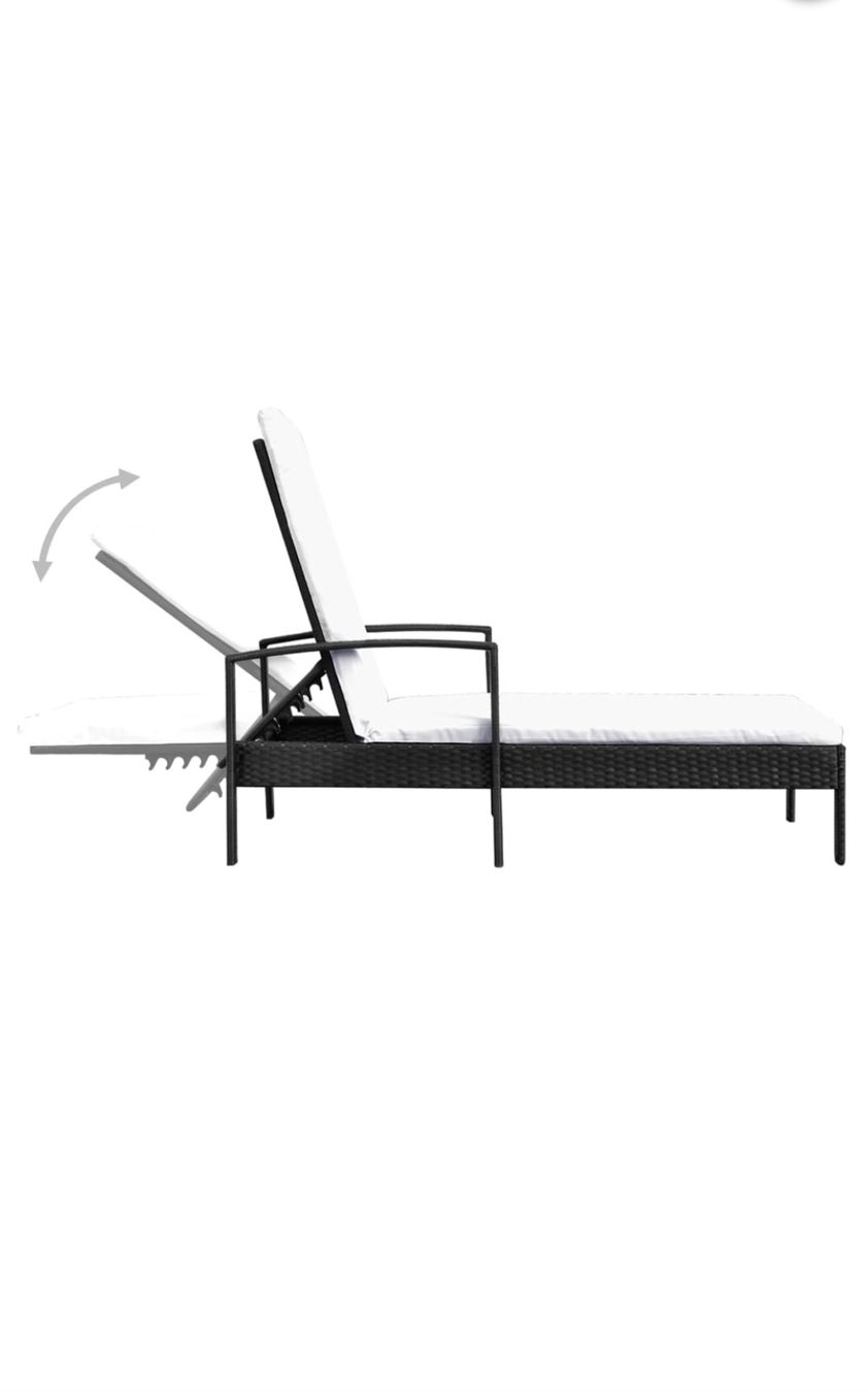 Sedie a sdraio: Black long chair – Nuovo (secondo la descrizione) da Zürich venduto da khriw 2