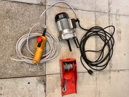 Schrittmotor mit Seilzug