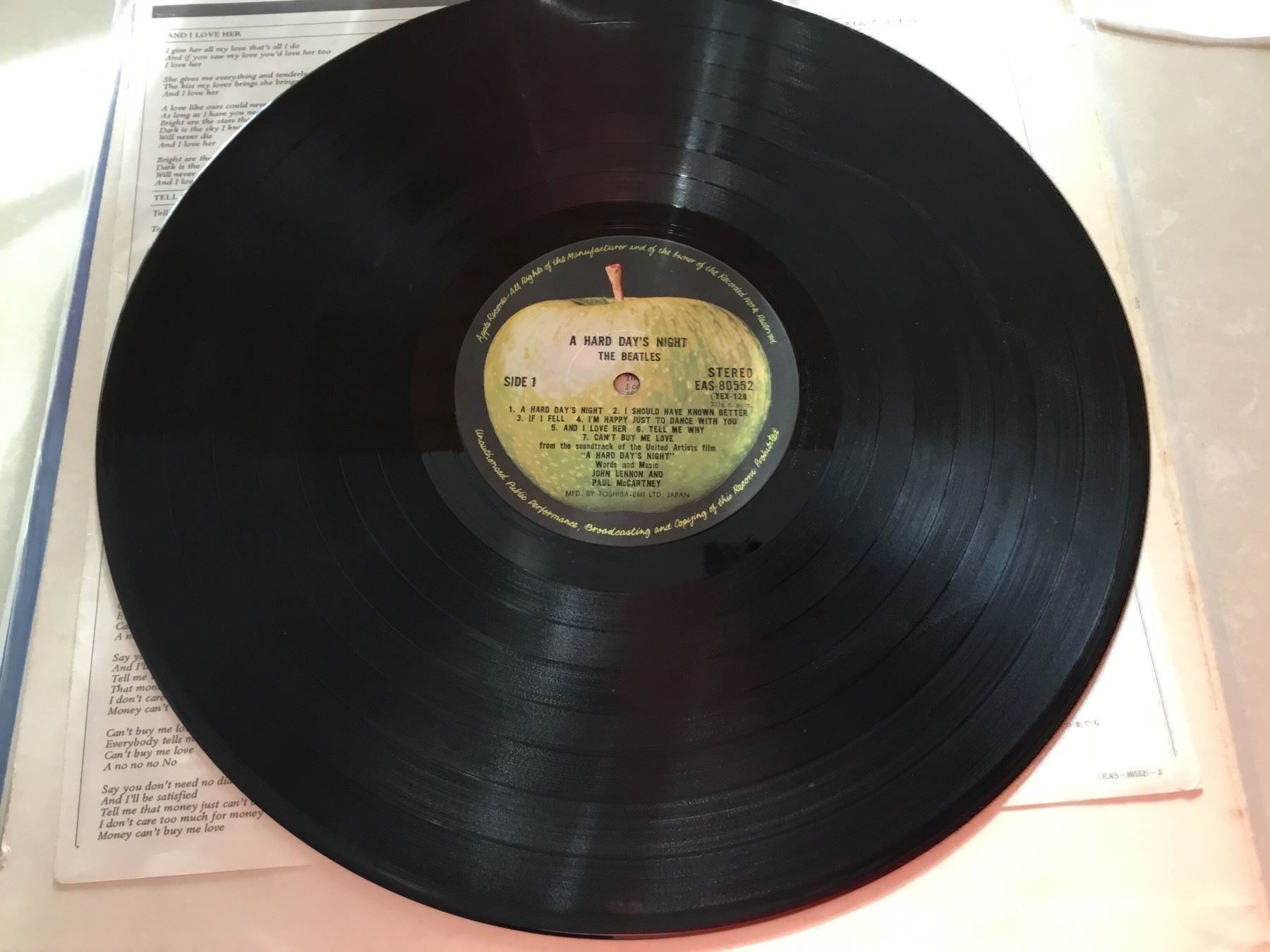 Schallplatten: Beatles A Hard Day's Night  EAS-80552 – Gebraucht aus founex von cetrarese01 1
