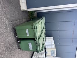 Abfallcontainer Kunststoff Rollcontainer 400L grün