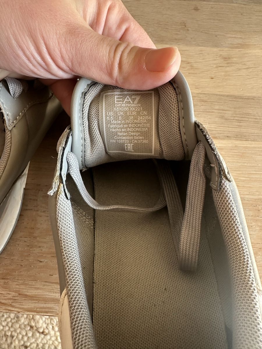 Armani Scarpe da uomo: EA7 Emporio Armani Sneaker grau Gr. 38 – Usato da Winterthur venduto da whatdreamz 5