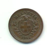 Schweiz Suisse 1 Rappen 1941