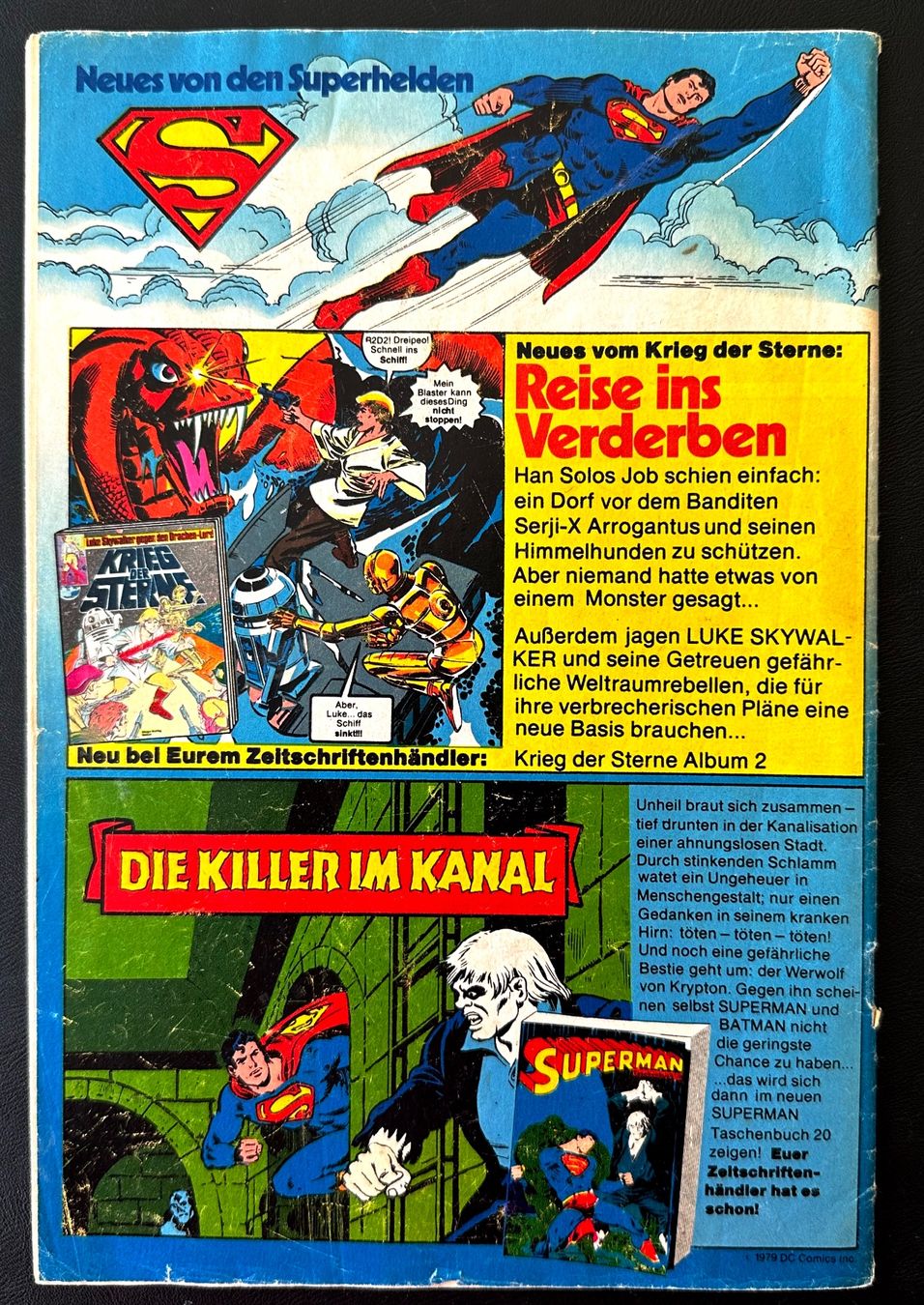 Comics: Superman, Bat Man Heft 21  1979 – Gebraucht aus Seltisberg von quadartswiss 1