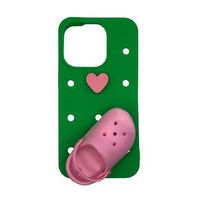 Grüne Crocs Apple iPhone Hülle, gratis Versand