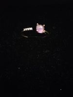 Goldring 750 mit Amethyst & Brillanten, edel & fein, Gr. 52