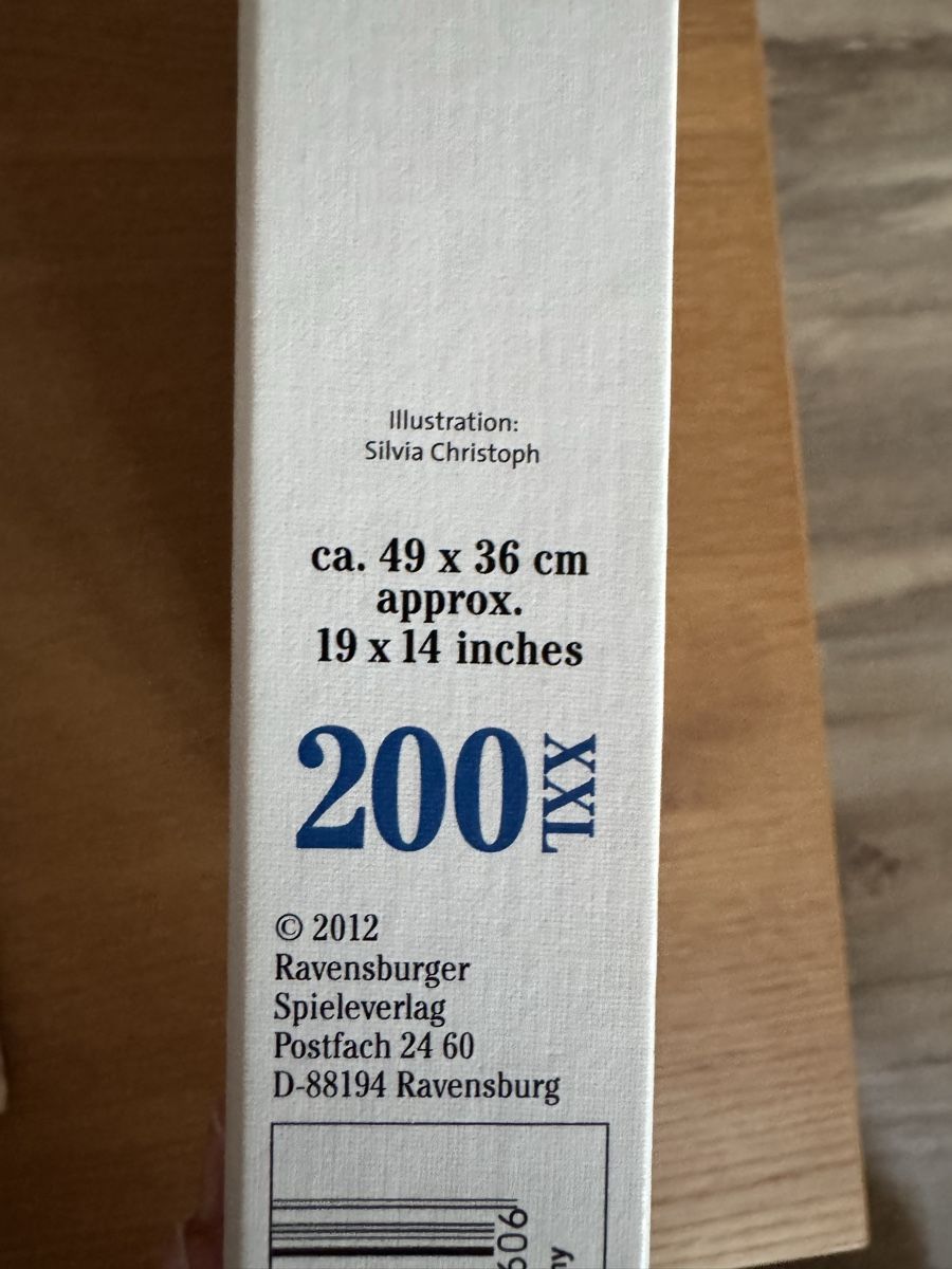 Ravensburger Puzzles: Puzzle 200 Teile – Gebraucht aus Stadel von nicibaer08 2