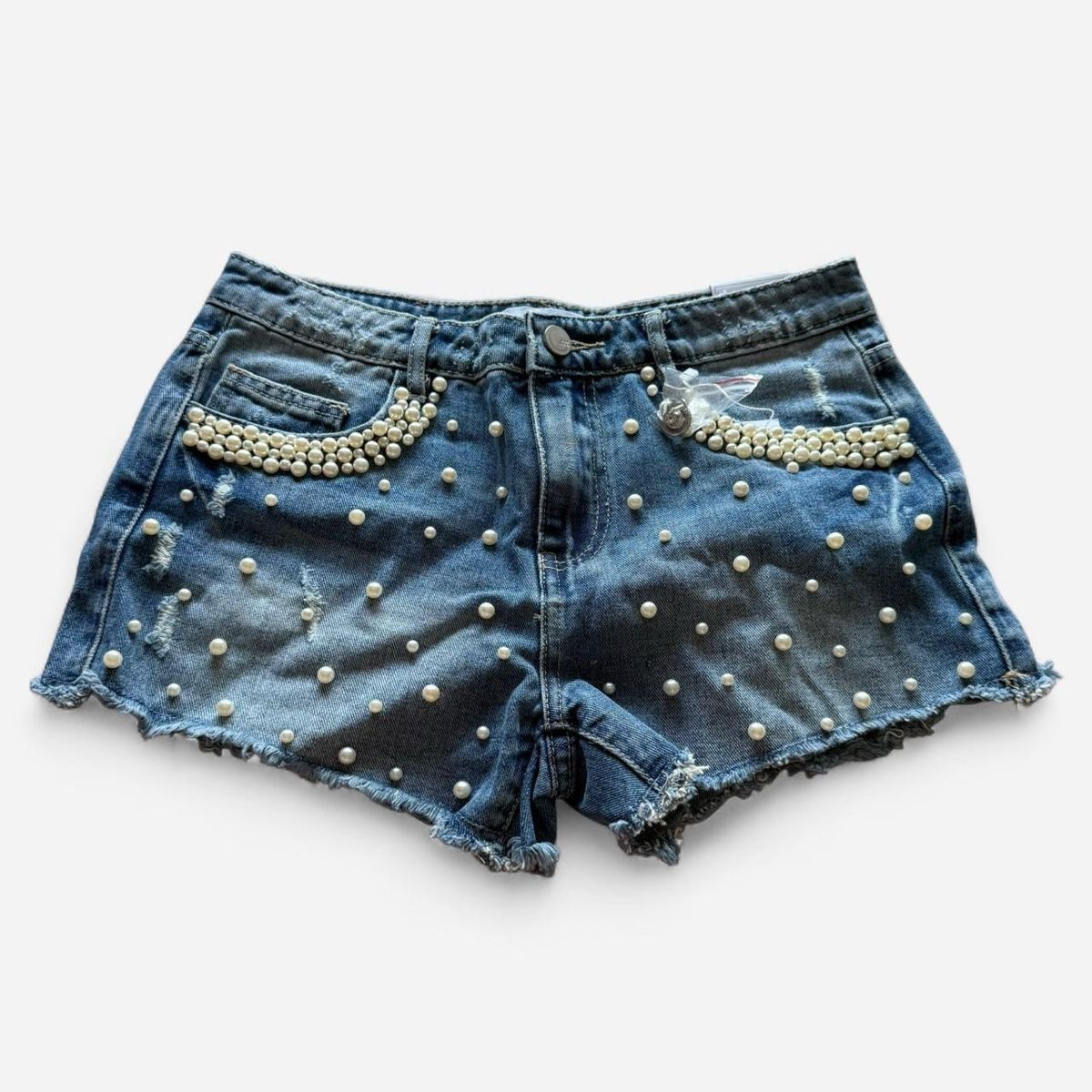 Pantaloni: Pearl Denim Shorts – Nuovo e nell'imballaggio originale da Basel venduto da 1moonstar
