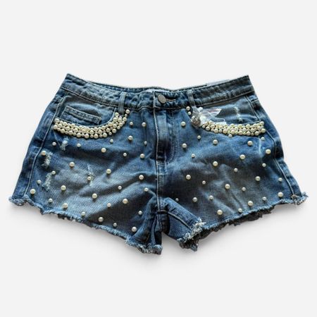 Pearl Denim Shorts
