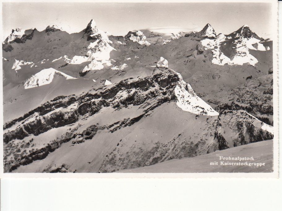 Cartoline postali: Fronalpstock 1953 – Usato da Bürglen TG venduto da StampGraf