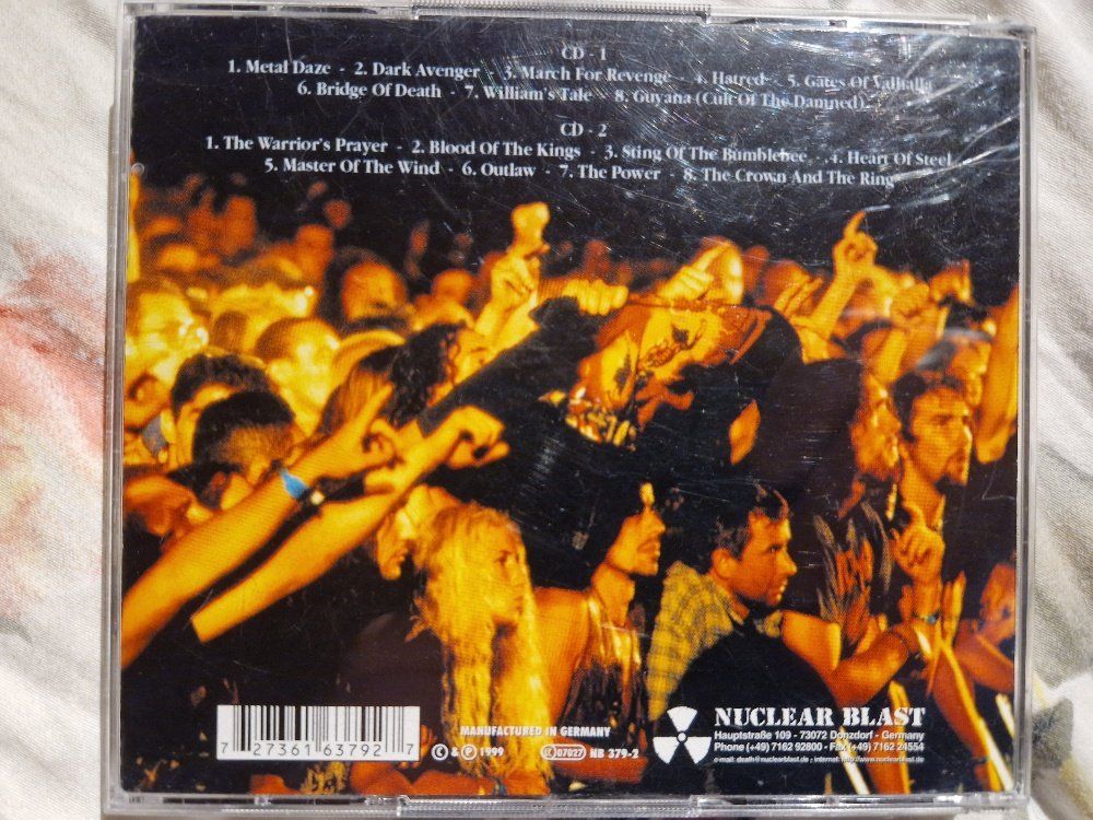 CDs: Manowar – Hell On Stage Live - Vergriffen! - b – Gebraucht aus Brittnau von Zibu 1