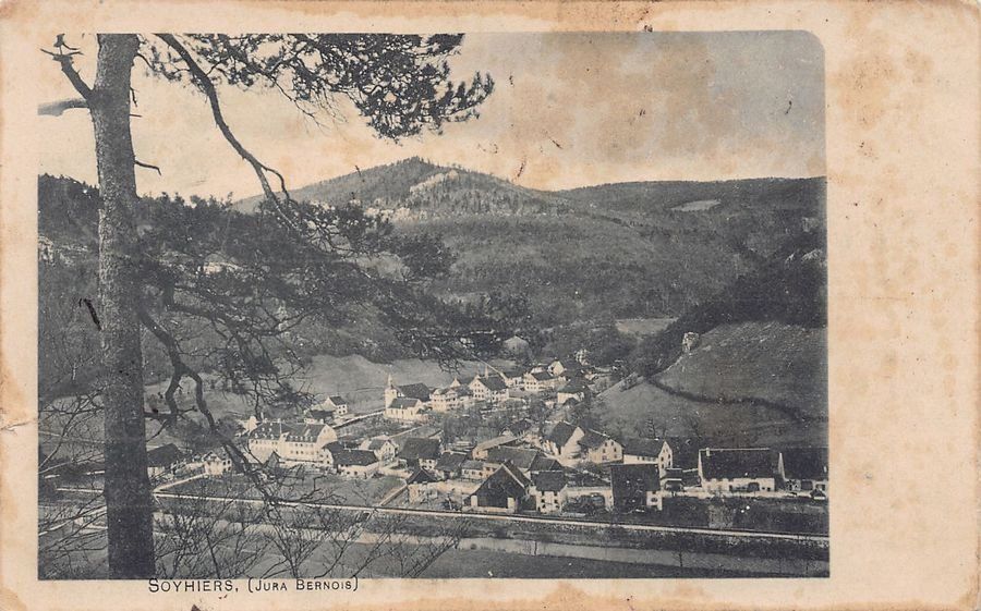 Cartoline postali: Soyhières, circulée 1910 – Usato da Frauenfeld venduto da POML