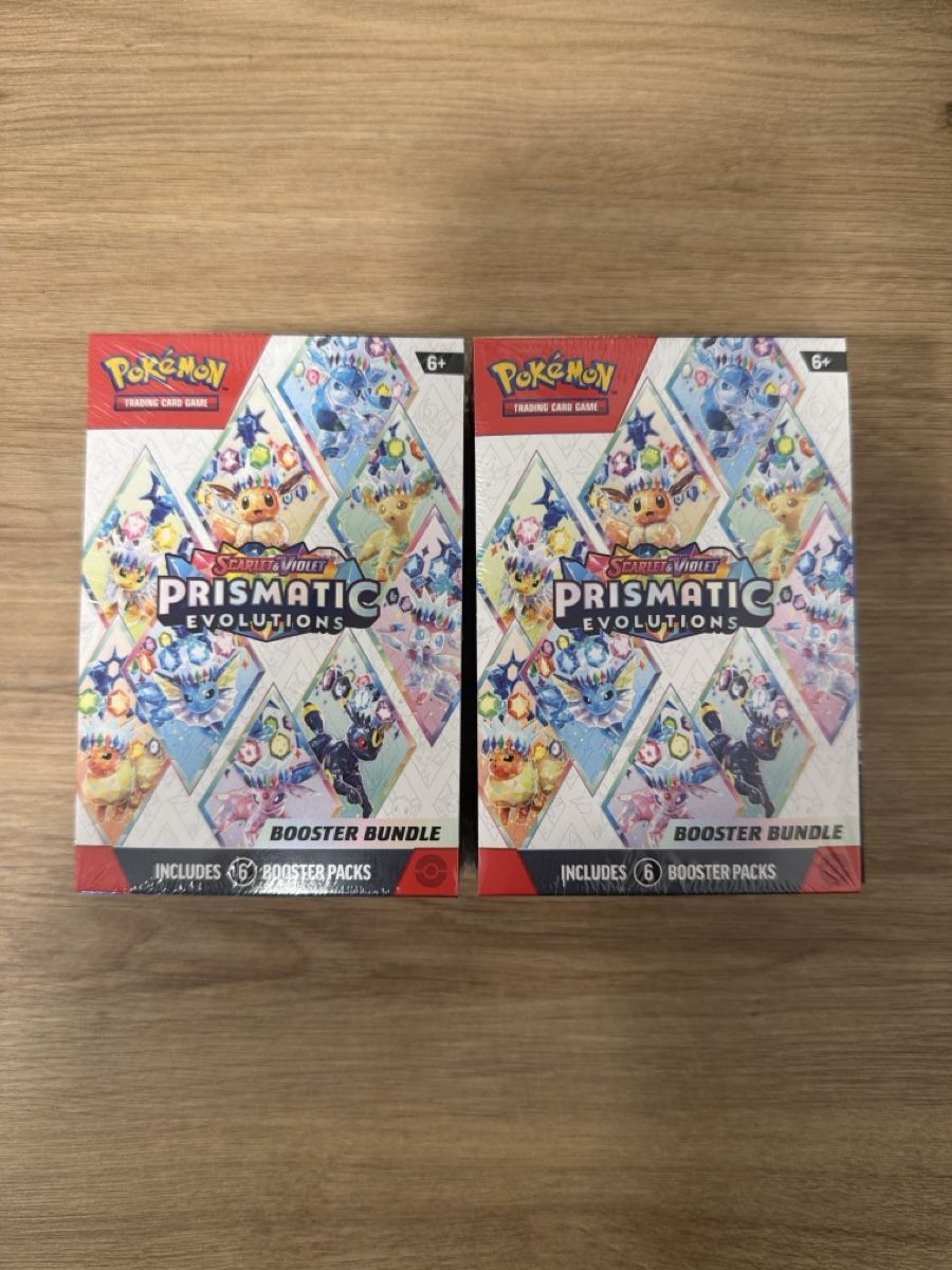 Pokémon Carte collezionabili: 2x Pokemon Prismatic Evolutions Booster Bundle EN – Nuovo e nell'imballaggio originale da Emmenbrücke venduto da Pack_Ripper