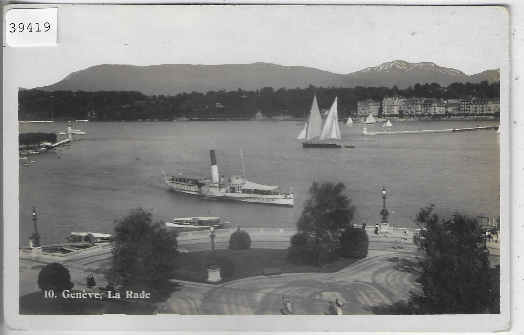 Cartoline postali: Geneve - La Rade - Bateau-Salon "Major Davel" – Usato da Ettingen venduto da Kartenplanet