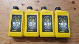 4x Motorcycle Storehouse SAE 50 Mineralöl 1 Liter Harley