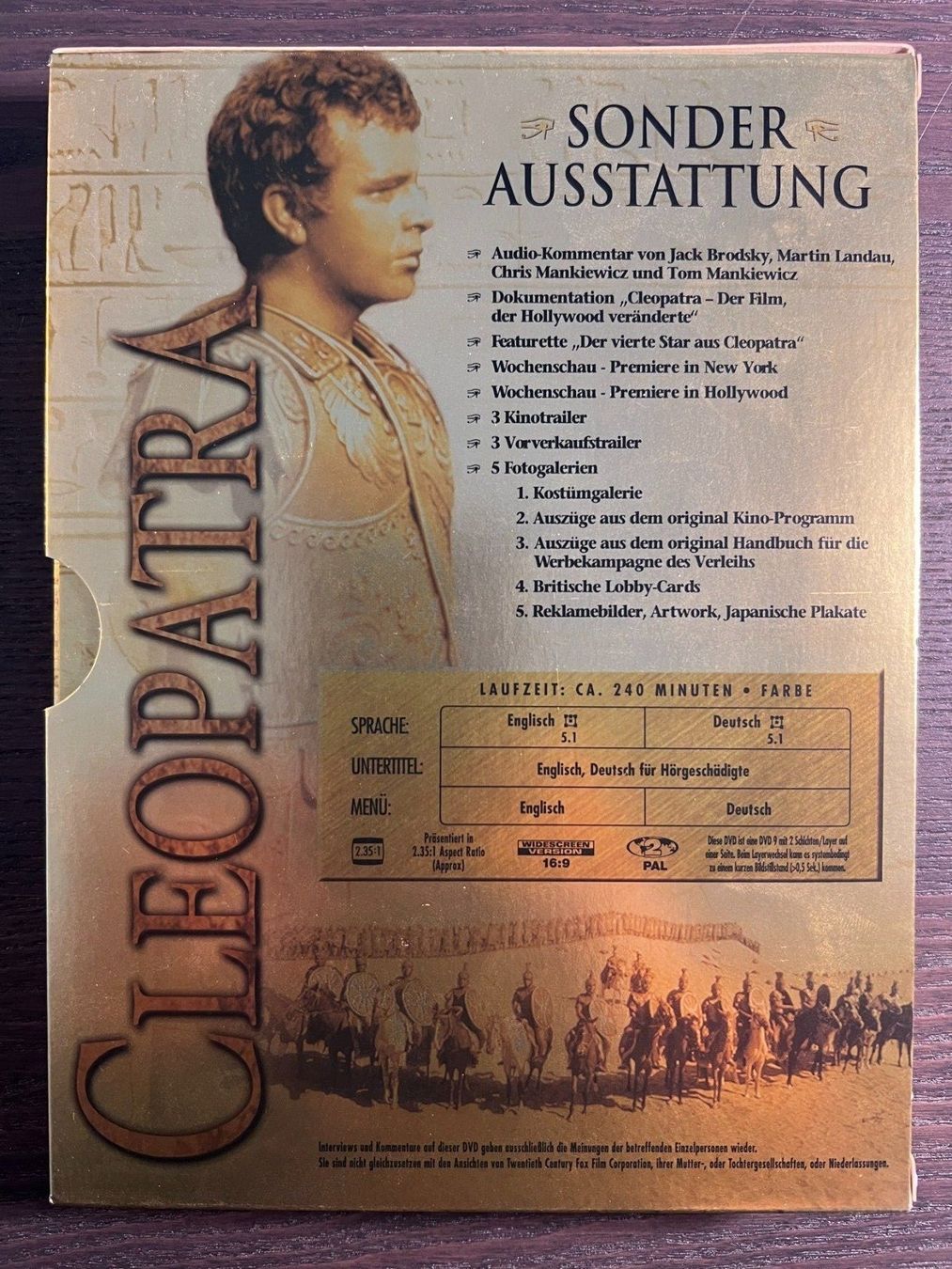 Alle DVDs: Cleopatra – Gebraucht aus Zürich von FilmFreunde 1