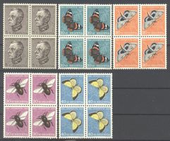 1950, Pro Juventute, Viererblöcke **