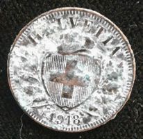 2 Rappen, 1918