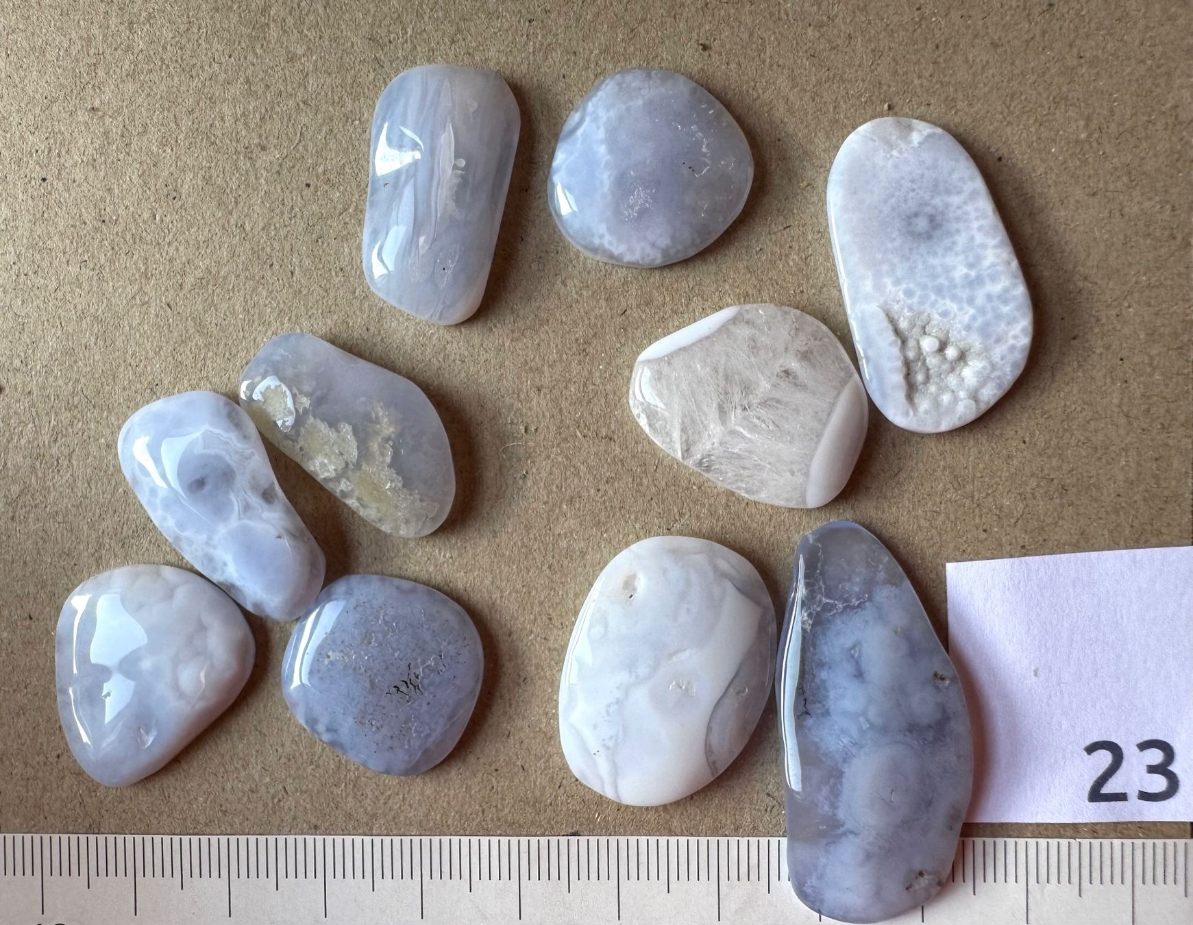 Minerali & Pietre curative: Calzedon.   top Sammlung.  schön poliert – Nuovo e nell'imballaggio originale da Leuggern venduto da gemshow 5