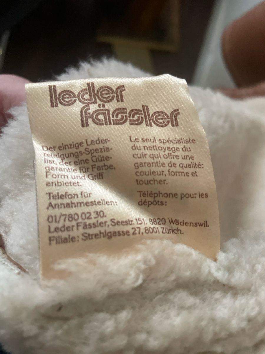 Giacche: Lammfelljacke braun mit hellem Futter – Usato da Bleiken venduto da balou018 1