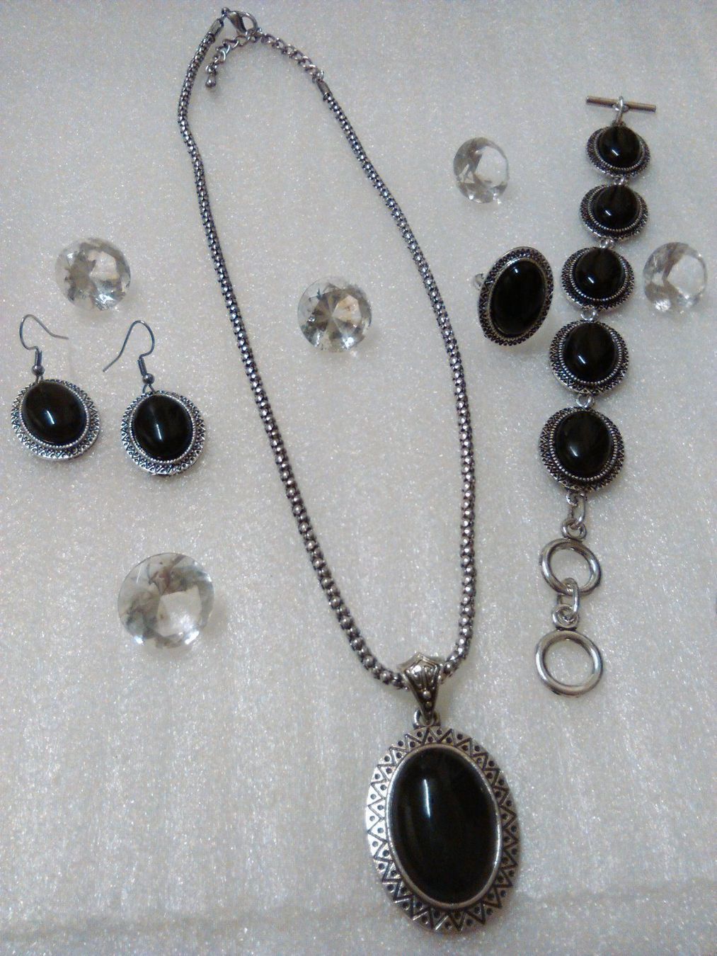 Colliers: SET MODESCHMUCK;;ANTIKSILBER PLATED – Neuf (Voir description) à Basel par bijoutrie_4 9