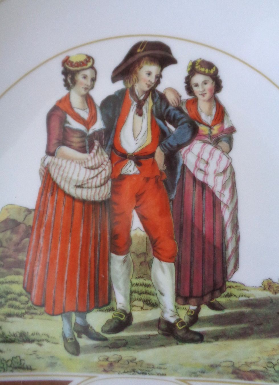 Assiettes: SCHWEIZER LANGENTHAL TRACHTEN  TELLER 2 STCK – D'occasion à Lausanne par kiliman73 2