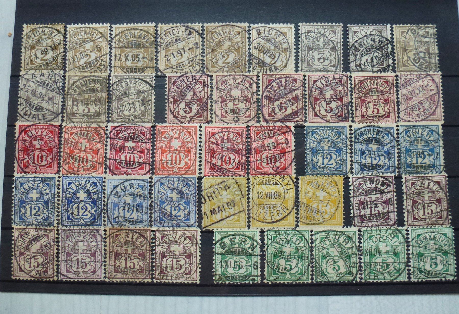 Tutti i francobolli: ++ Schöne Altschweiz Sammlung ab Strubel u.s.w. – Usato da Walkringen venduto da Casablanca777 6