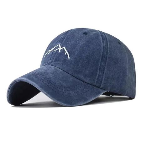Baseballcap mit dezenter Bergkette-Stickerei NEU/OVP