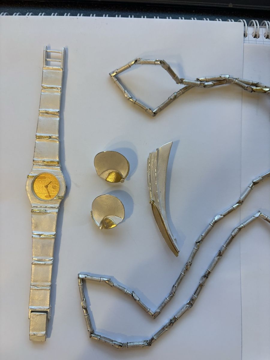 Altri gioielli: Uhr Ohrringe Brosche Kette 925  – Usato da Murten venduto da Tzaugg 5