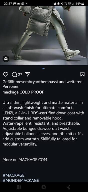 Cappotti: Mackage Wintermantel Grösse S – Usato da Rapperswil SG venduto da Saruchi77 2
