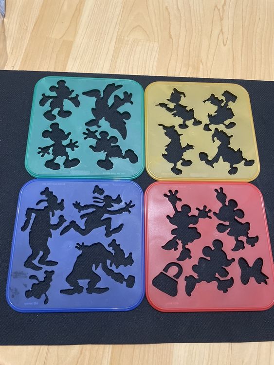 Papageien Schablonen Set - 4 Tier-Motive Zum Bemalen