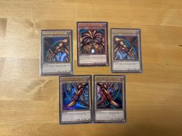 Yugioh Exodia Komplett aus dem Set YGLD!