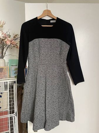 Marella Office Robe T36 noir/gris