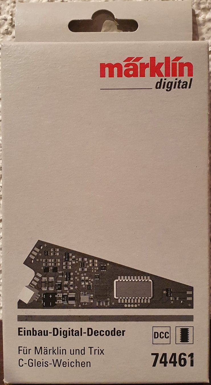 Märklin Trains électriques: MÄRKLIN/TRIX: DIGITAL-WEICHENDECODER DCC 74461 NEU/OVP – Neuf avec emballage d'origine à Biglen par taunus82