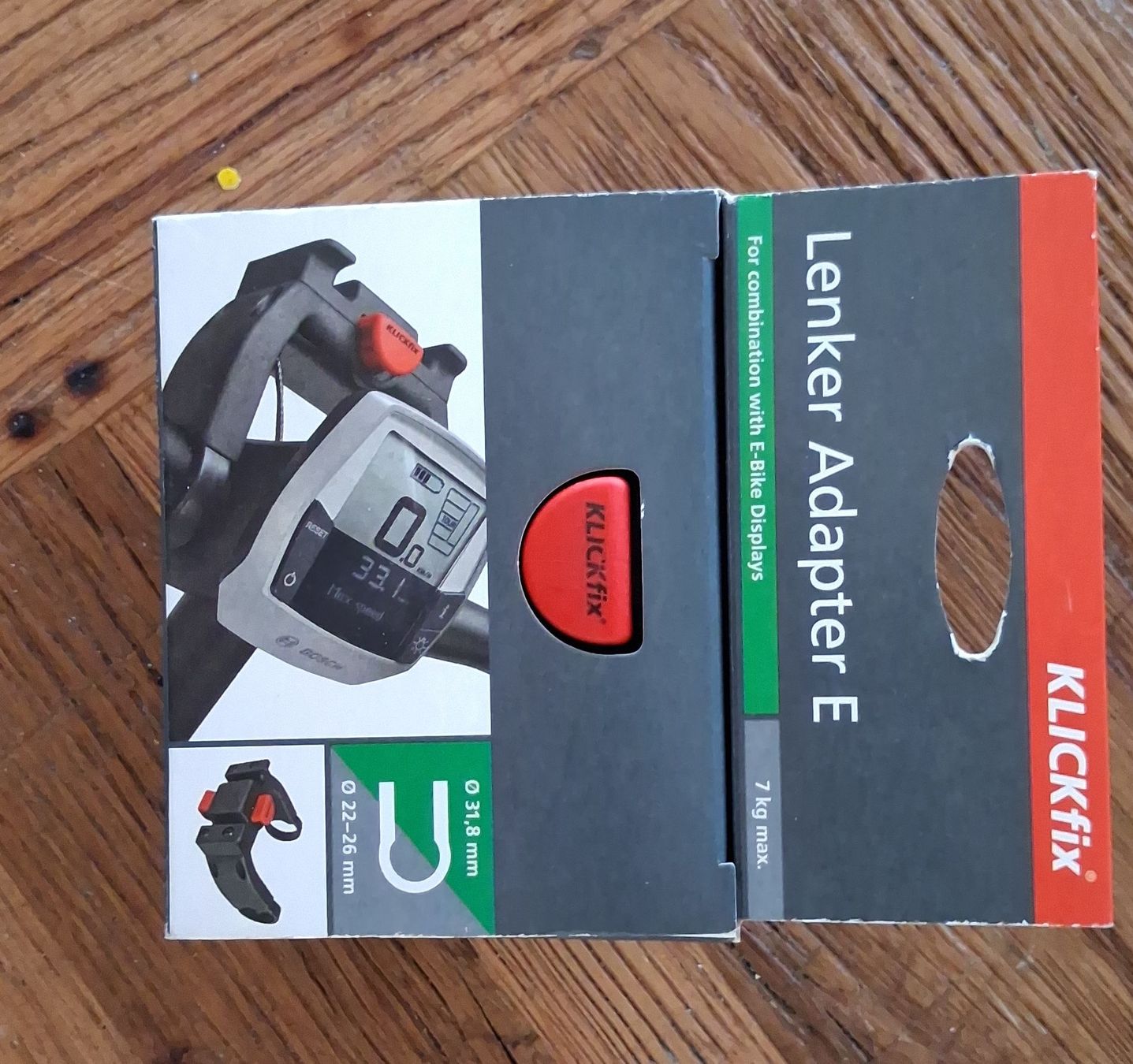 Pezzi di ricambio: Adattatore manubrio KLICKFIX Lenker Adapter E 22-26mm – Nuovo e nell'imballaggio originale da Jona venduto da mic_sh5w