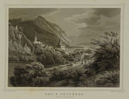 EMS & FELSBERG, STAHLSTICH 1870, ROHBOCK