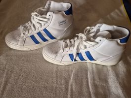 adidas Basket Profi High-Top Gr. 43½ – Weiss/Blau