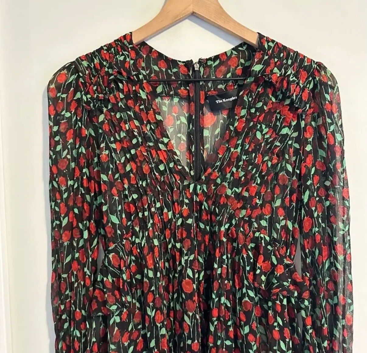 Kooples Robes: Kleid The Kooples Blumenmuster Seide – D'occasion à Siebnen par koschitoschi