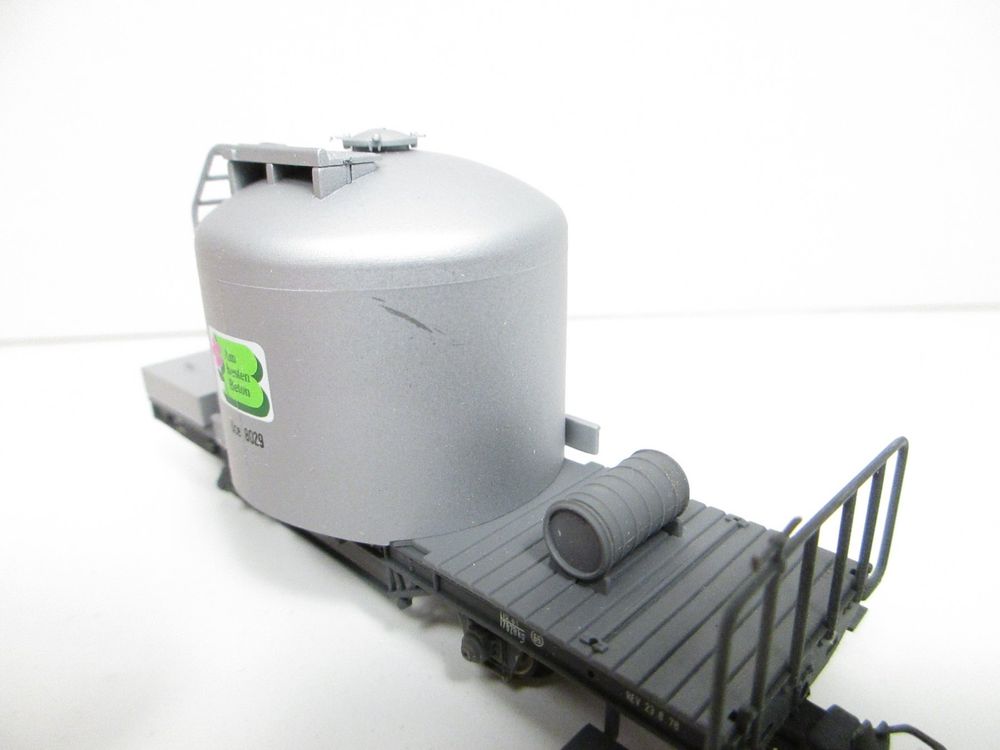Bemo H0m 2260 RhB Zementtransportwagen Uce 8029 9