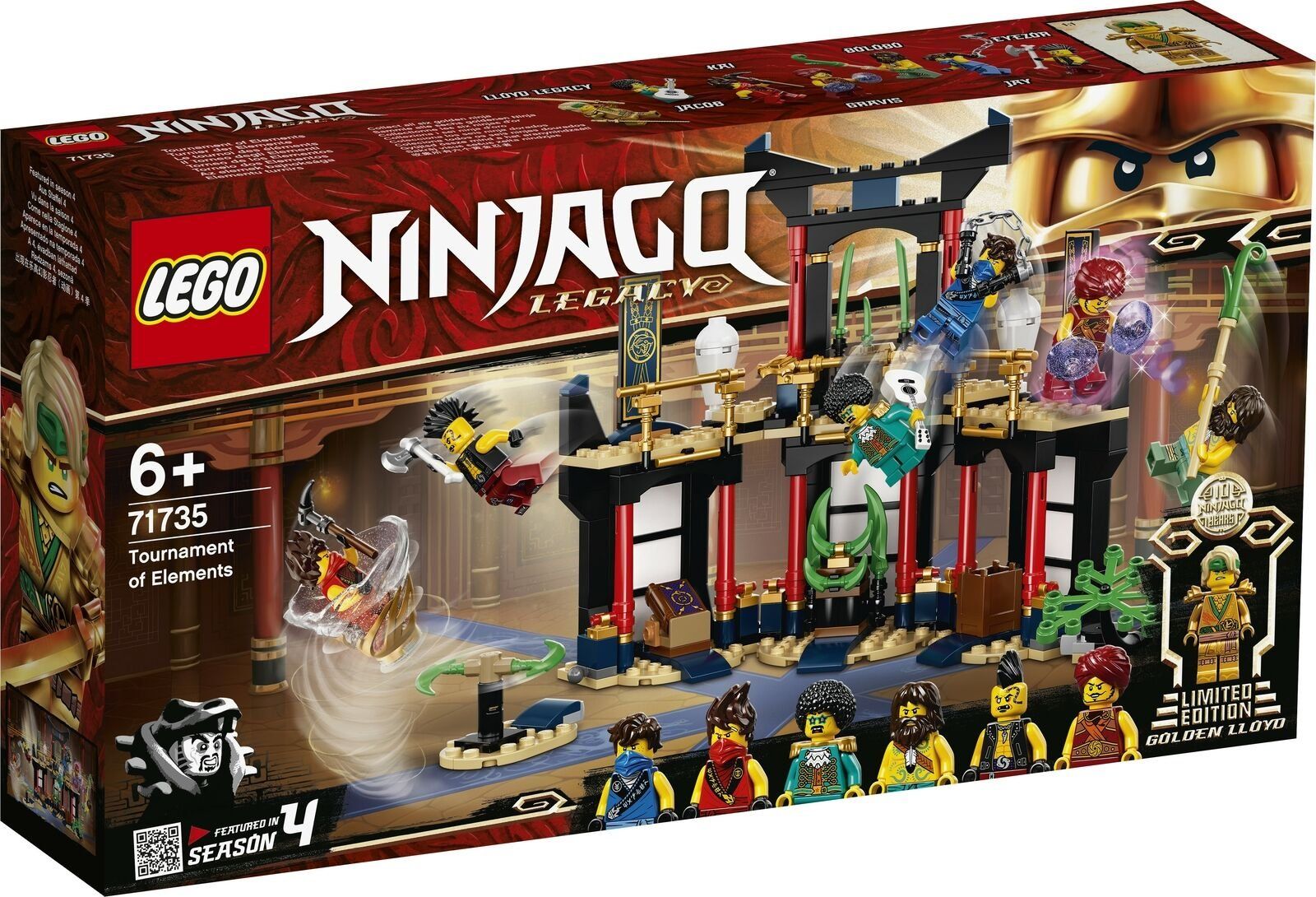 Lego Giocattoli: LEGO NINJAGO Turnier der Elemente - LEGO 71735 – Nuovo e nell'imballaggio originale da Müstair venduto da 1Collector1