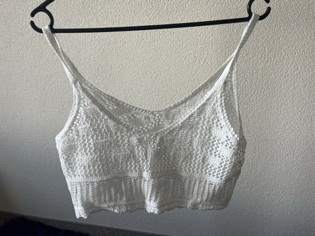 Strickoberteil weiss