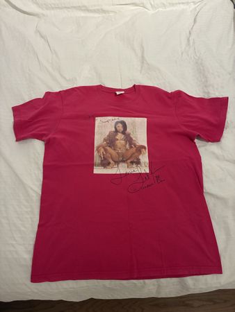 Supreme T-Shirt Lil Kim Grösse L 100% Baumwolle pink
