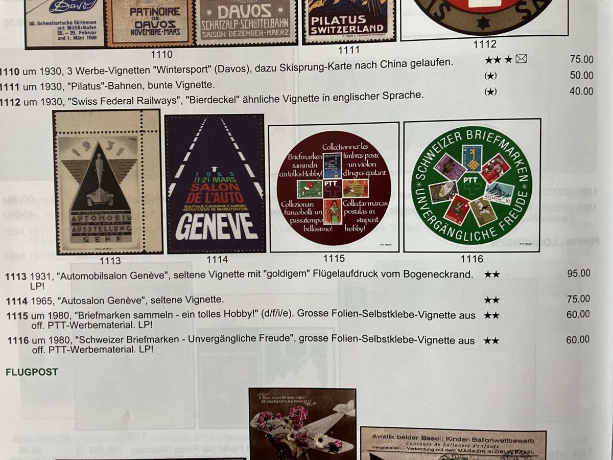 Aufkleber: Werbekleber der PTT 1984  - Schweizer Briefmarken, selten – Neu (gemäss Beschreibung) aus Schübelbach von Philphila71 2