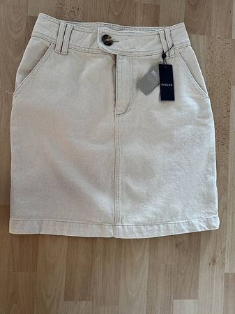 Jeansrock beige Gr.S/M beige