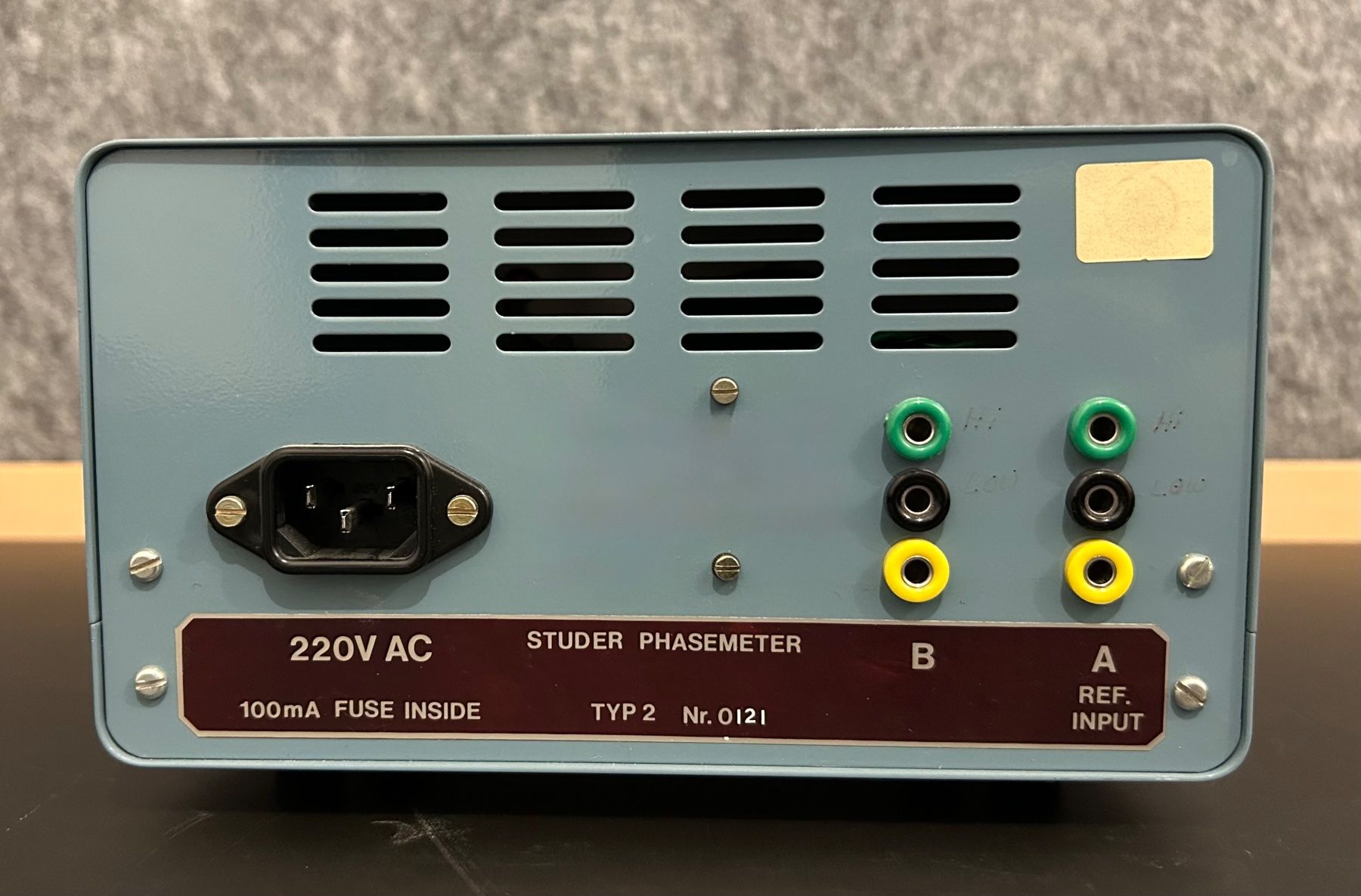 Studer Messen: Vintage Messgerät Studer Phasemeter Typ 2 – Gebraucht aus Zürich von LuZ_8005 1