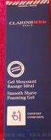 Gel moussant rasage Clarins Men neuf