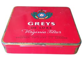 Blechdose Zigaretten - Greys de Luxe
