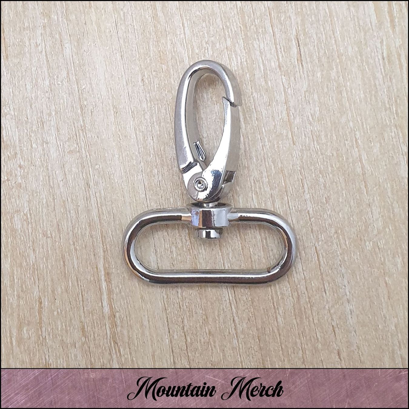 Attrezzatura da arrampicata: Karabiner 30 mm silber – Nuovo e nell'imballaggio originale da Wiesenberg venduto da mountain-merch