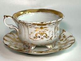 Sammeltasse 1844 Biedermeier Porcelain Cup